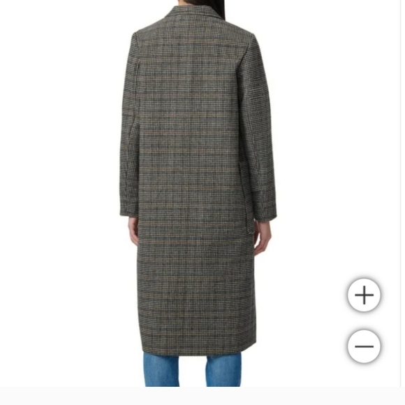 BERNARDO PLAID COAT - Picture 3 of 6